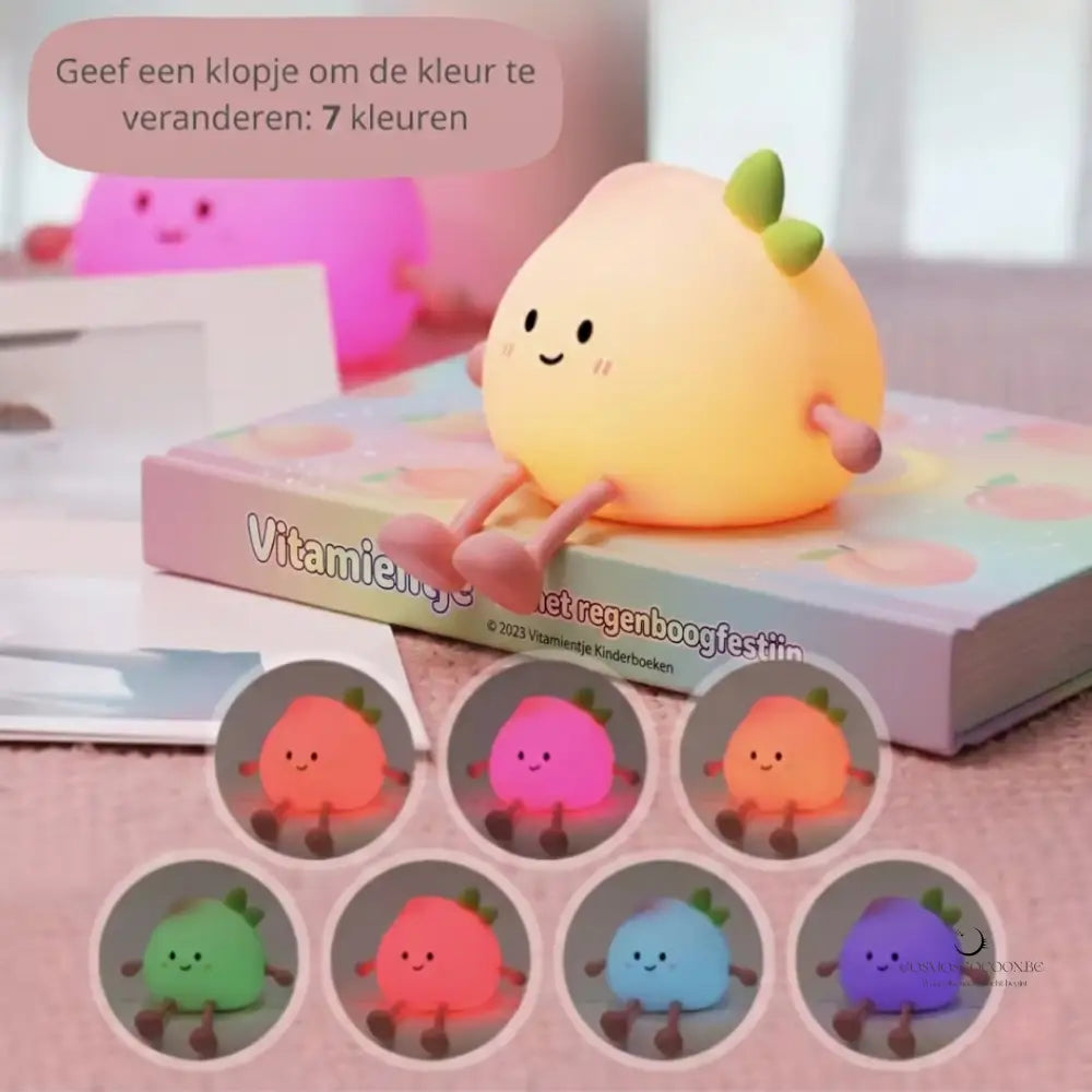 Glowbuddy PeachPop™ – Dimbaar Nachtlampje